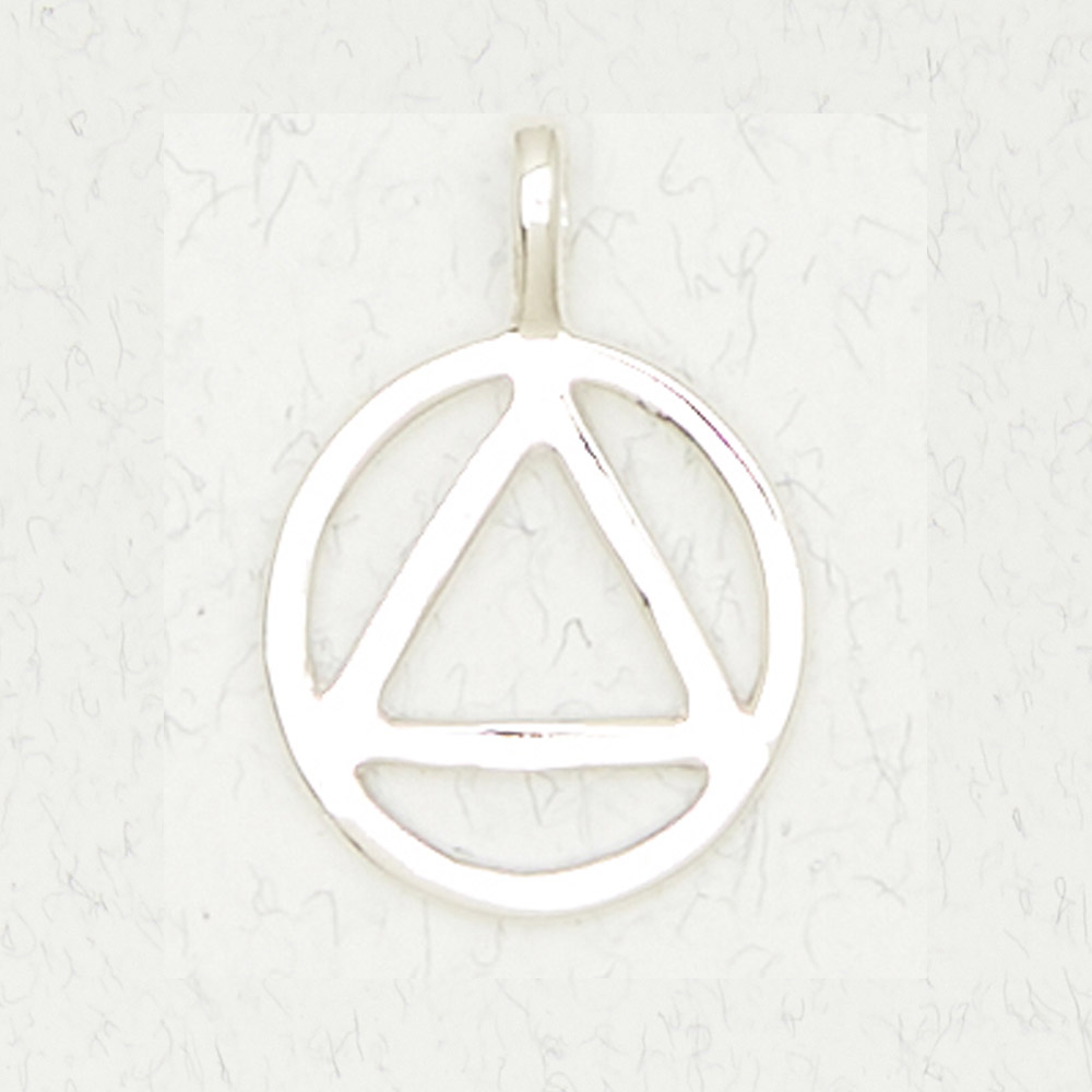Sterling Silver Sobriety Pendant