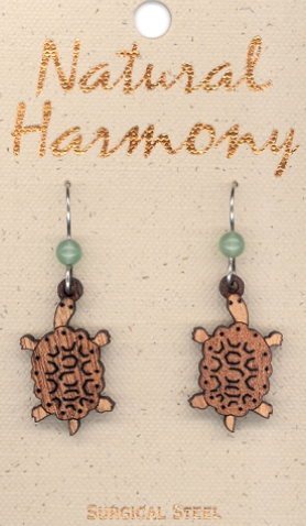 Natural Harmony Hardwood Earrings